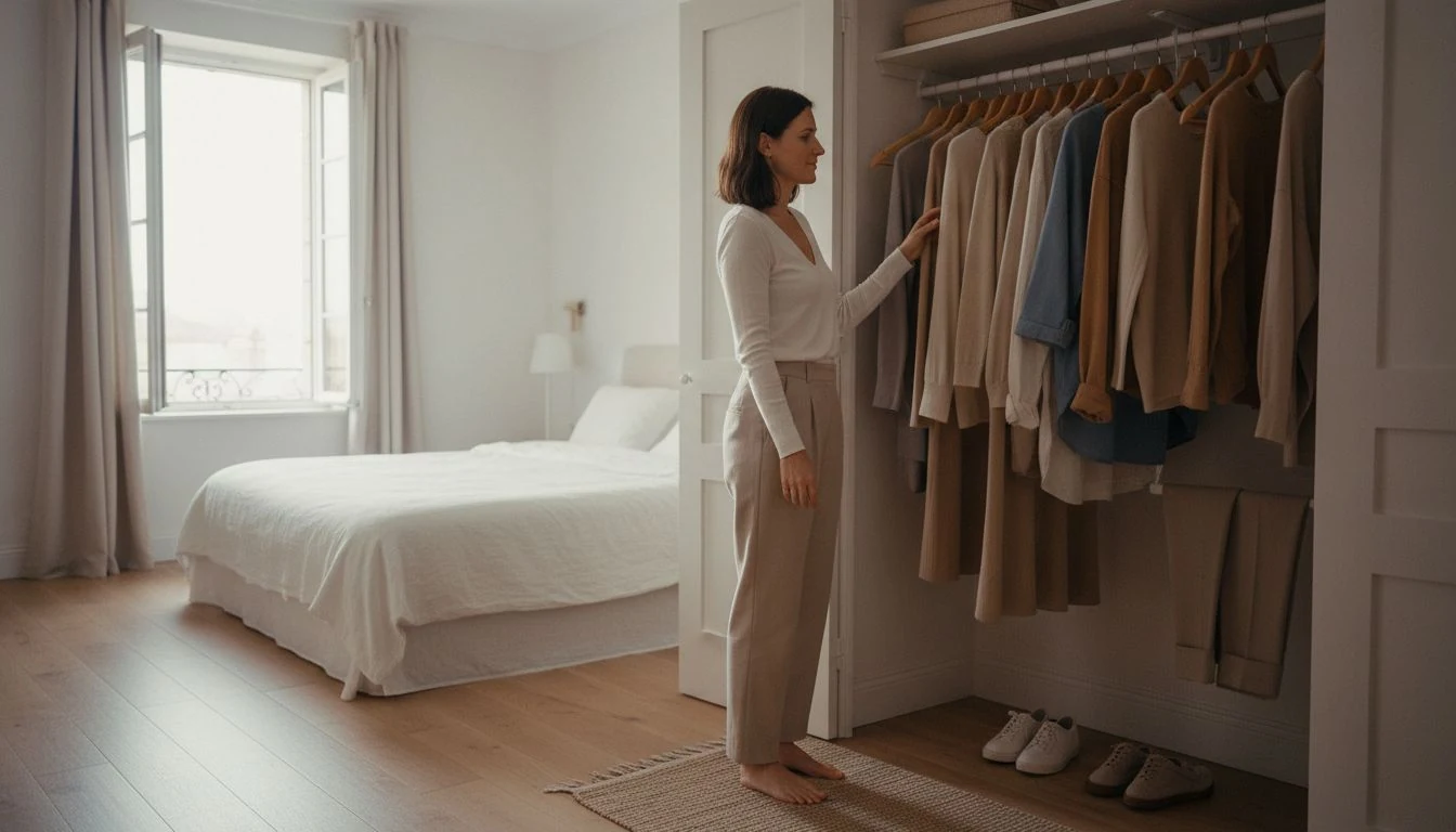 How to build a capsule wardrobe: a calm, organized closet of neutral mix-and-match pieces