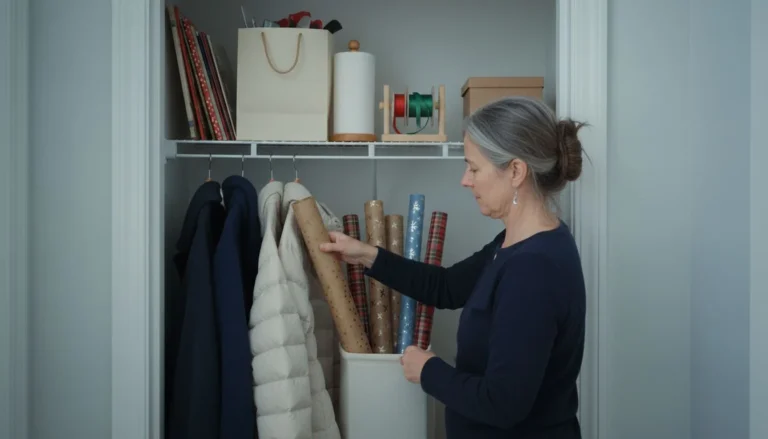Wrapping Paper Storage Ideas That Stop the Crushed-Roll Problem